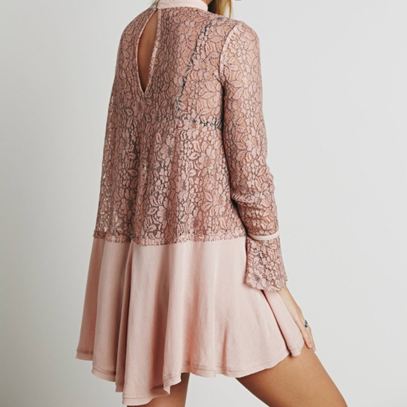 Lace Tunic Top Boho Hippie White Flared Sleeve - Picture 2 of 5